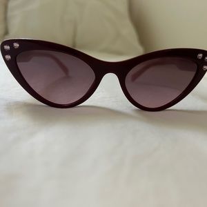 MIU MIU Bejeweled Cat Eye Sunglasses